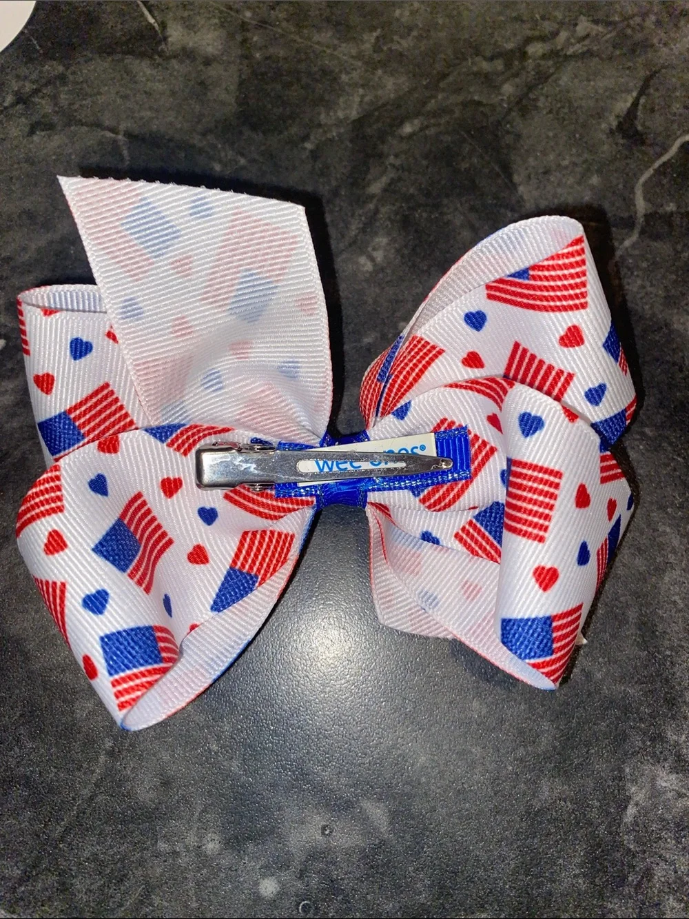 Wee Ones Weestay, No Slip Clip USA 🇺🇸 Bow